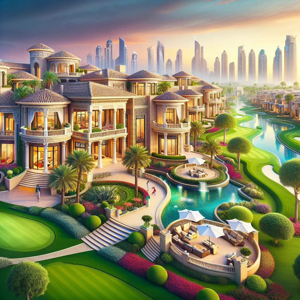 Luxury Dubai Hills Villas for Rent - Tranquil Living