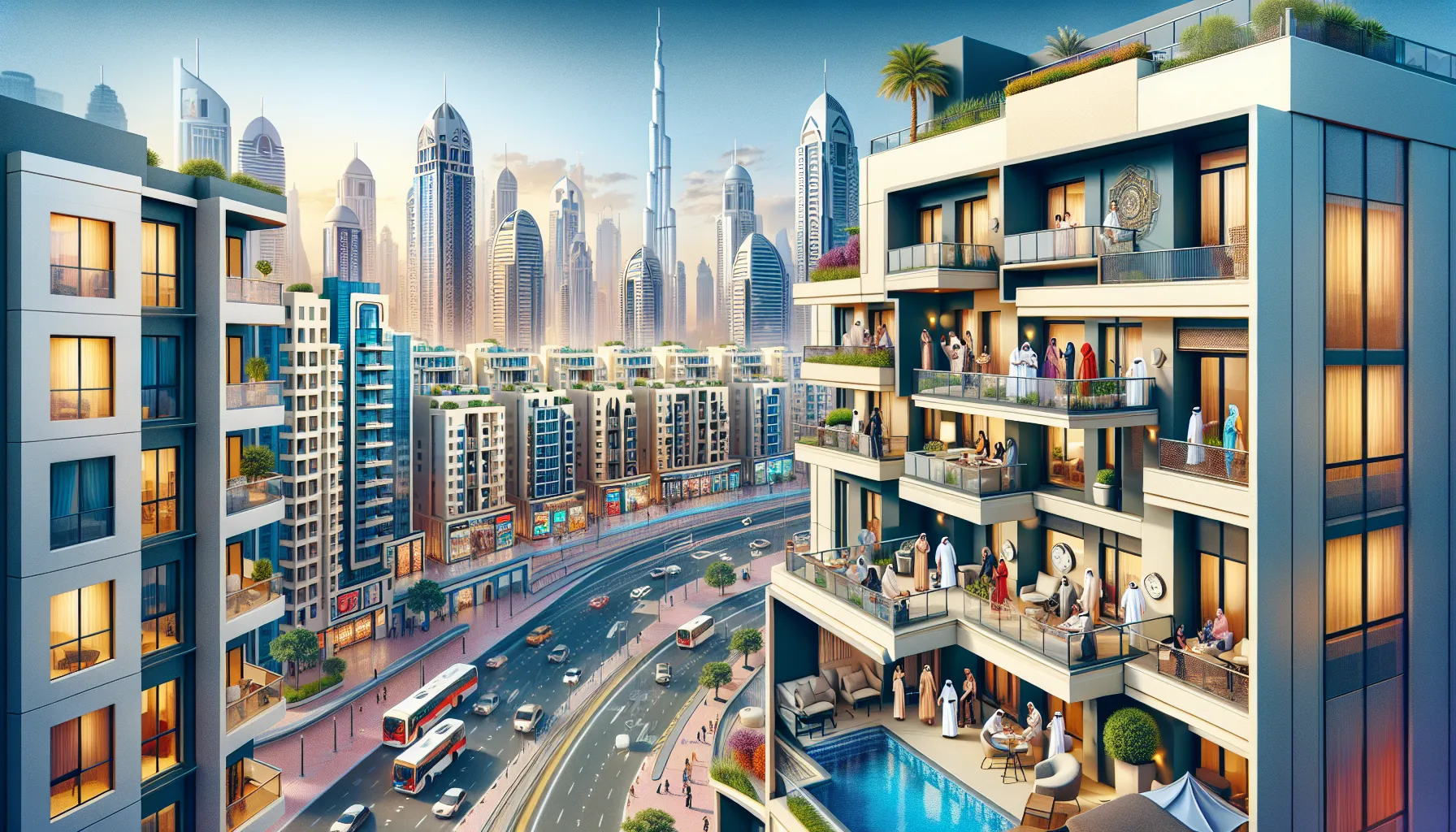 Yearly Apartment Rent in Dubai: Luxury & Affordability