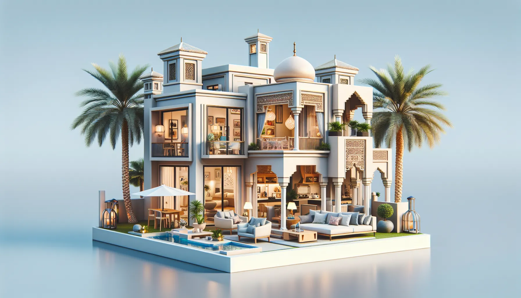 Luxury Villa for Rent in Dubai Monthly 1500