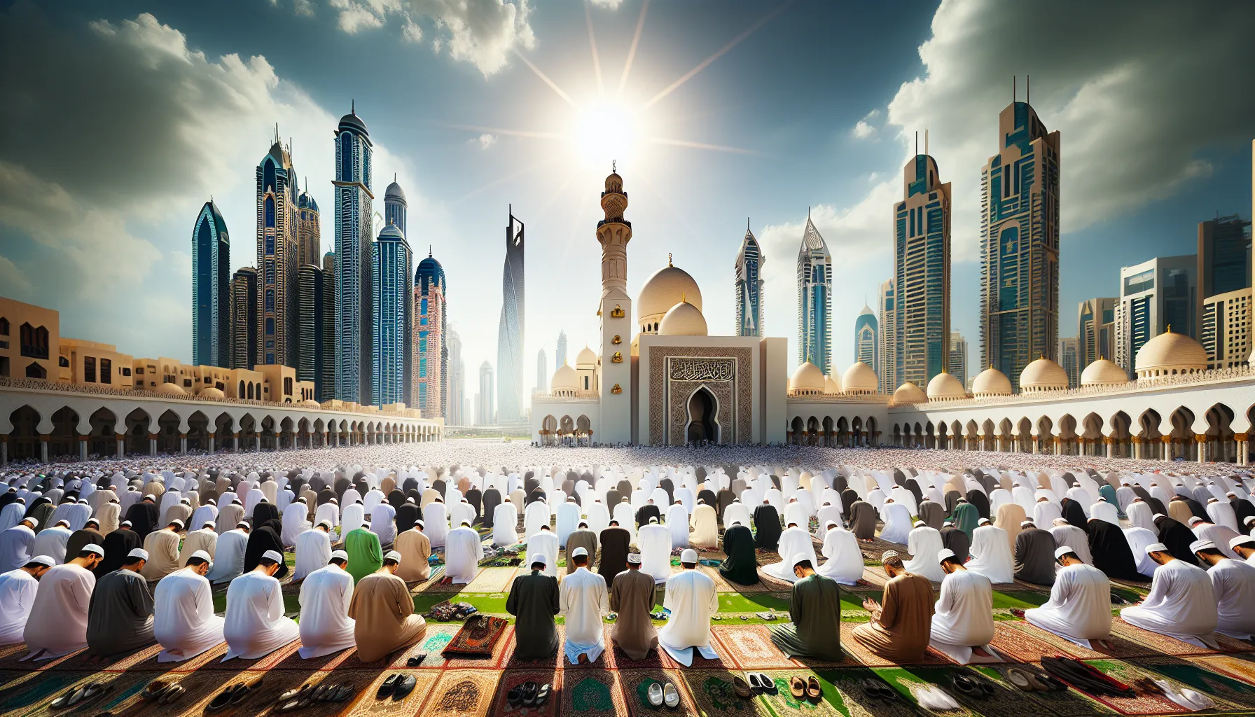 Experience the Significance of Zuhr Prayer in Dubai