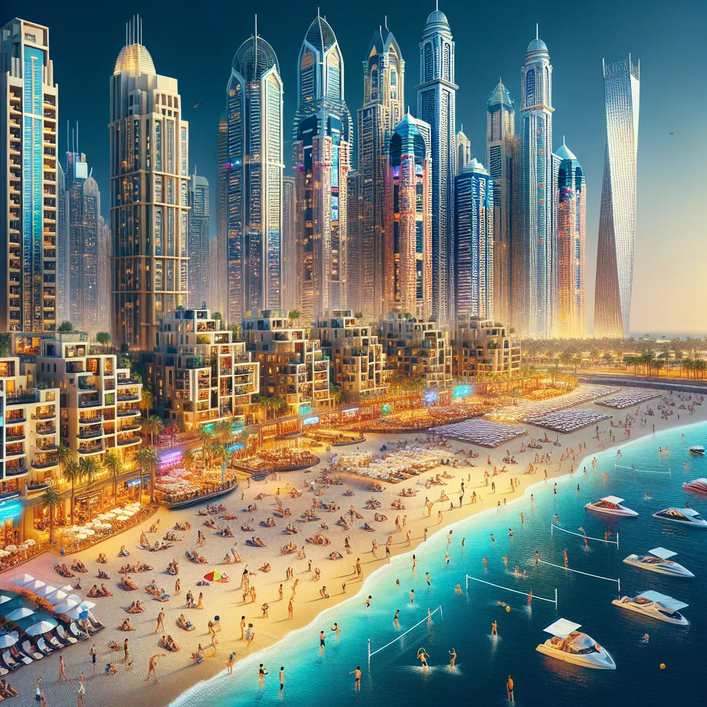 Dubai Marina Beach: A Coastal Paradise Awaits You