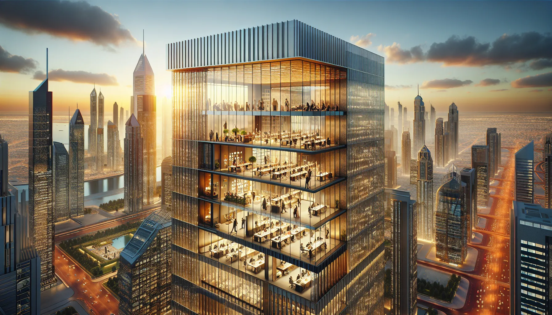 Explore the Burjuman Business Tower in Dubai