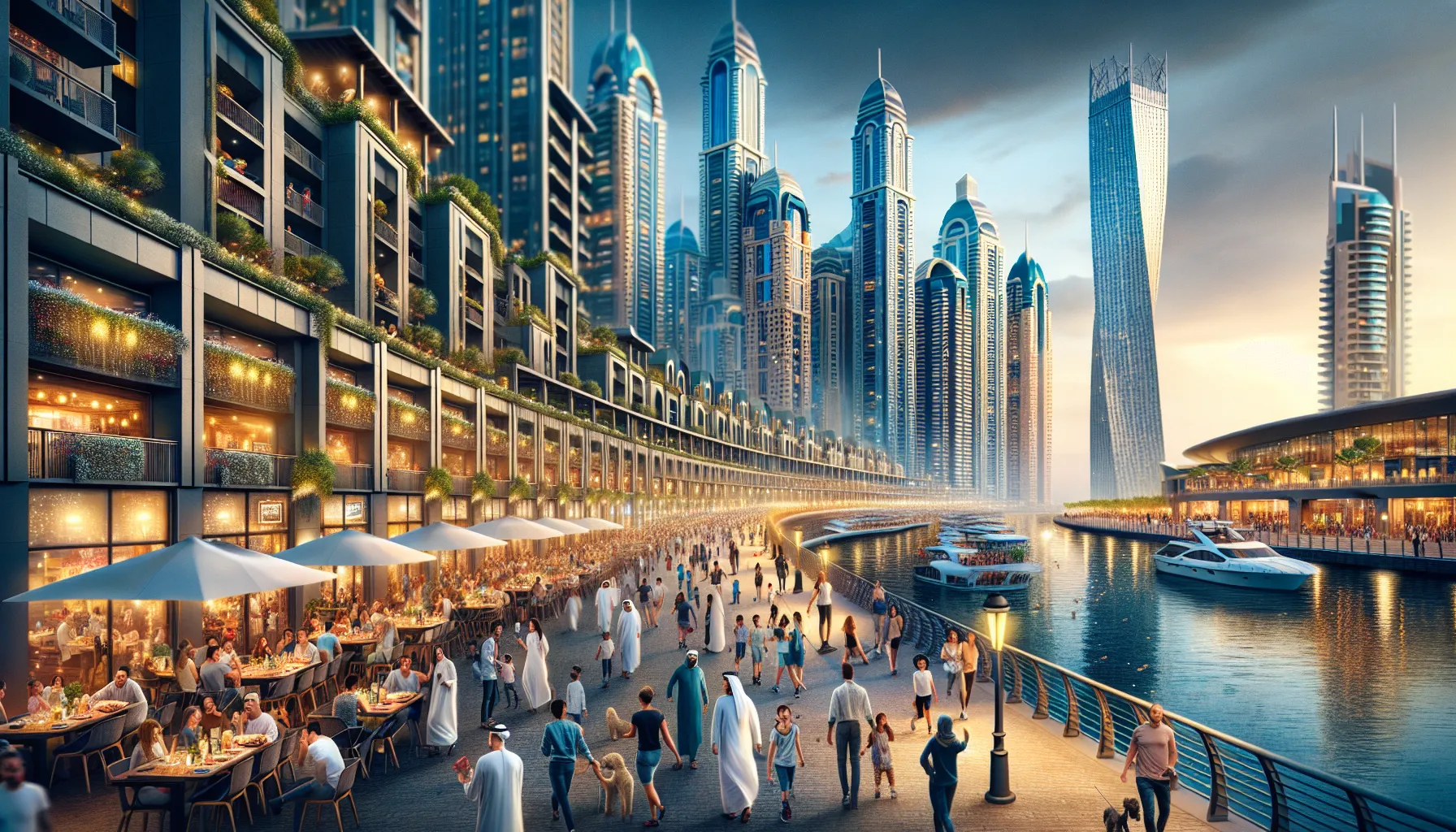 Discover the Charm of Marina Walk in Dubai