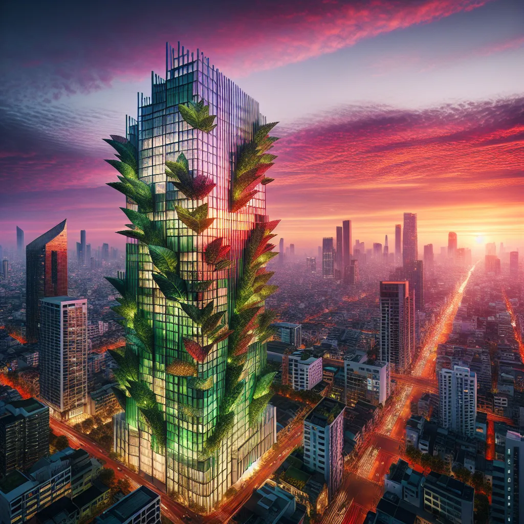 Explore the Unique Leaf Tower in Abu Dhabi