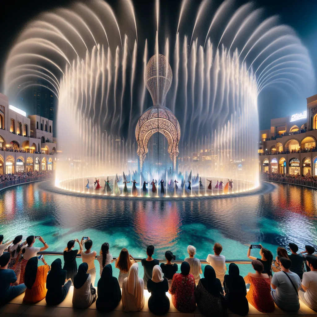 Dubai Mall Fountain: A Mesmerizing Water Show