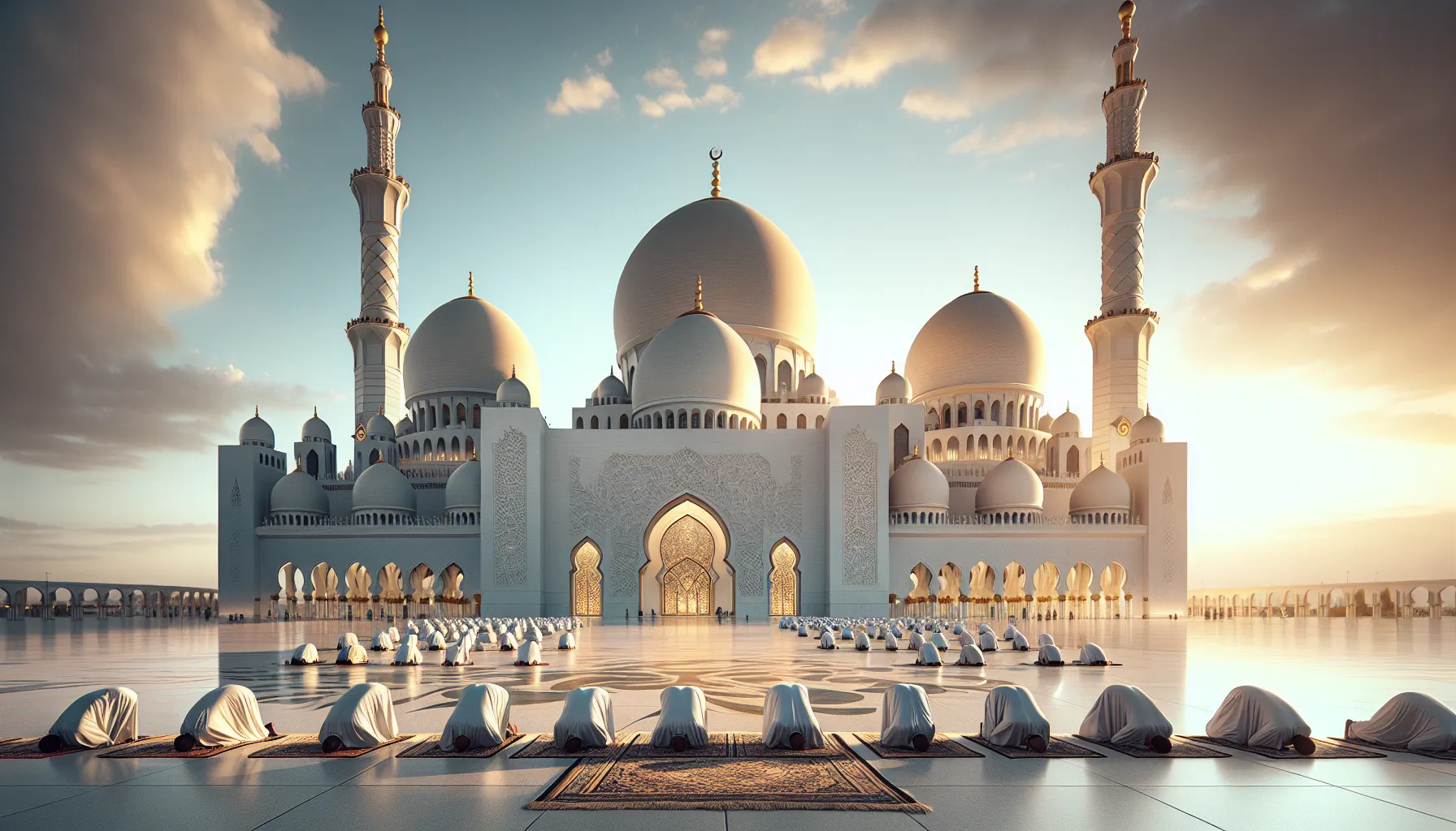 Experience the Essence of Namaz in Abu Dhabi