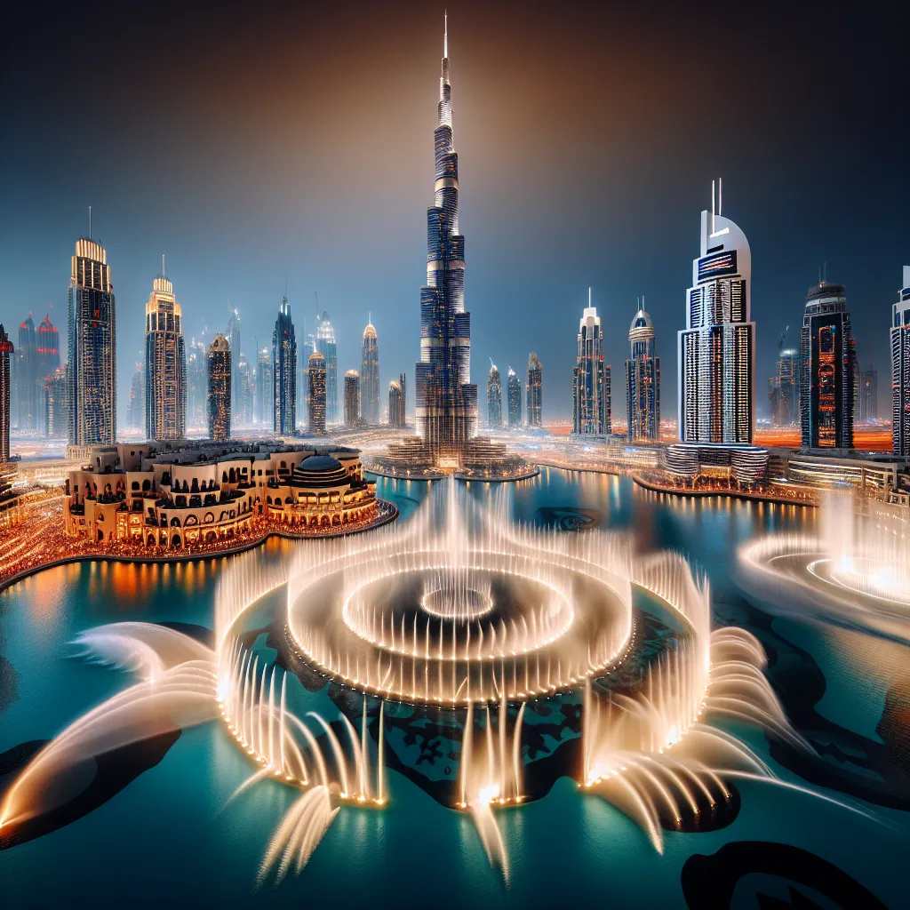 Water Fountain Dubai: A Dazzling Spectacle of Light