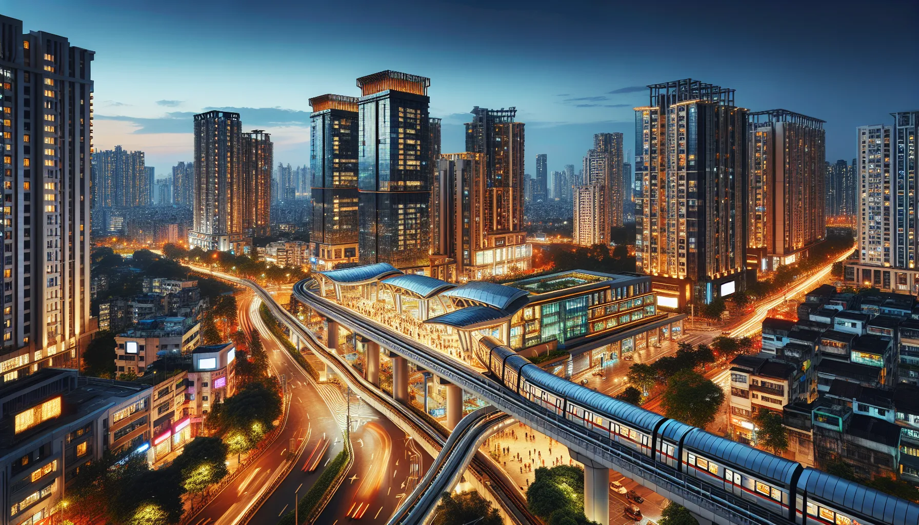 Explore the Vibrant Life at Sobha Realty Metro Station