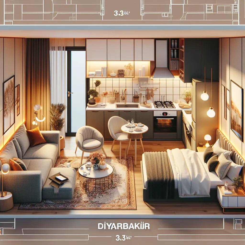 Diyarbakır’da Konforlu 1+1 Eşyalı Daireler