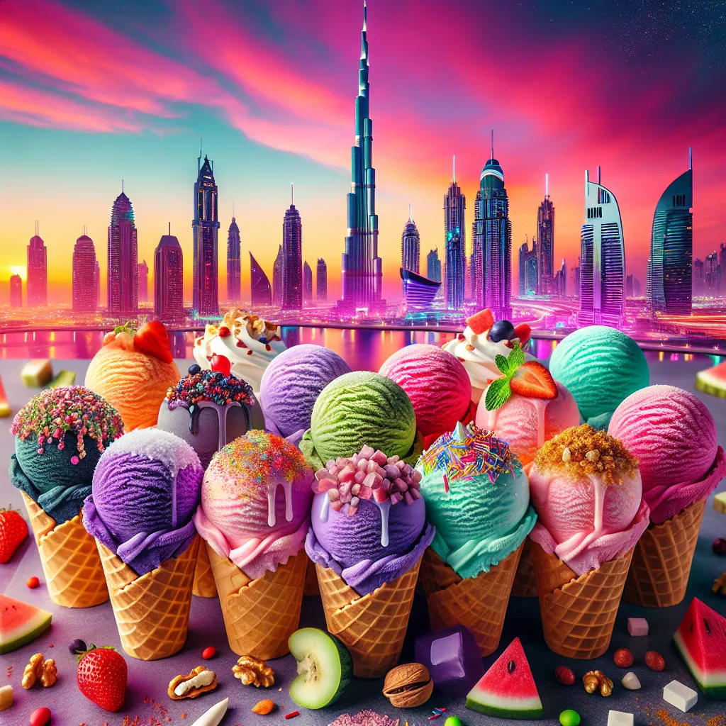 Experience the Best Ice Cream in Dubai Today