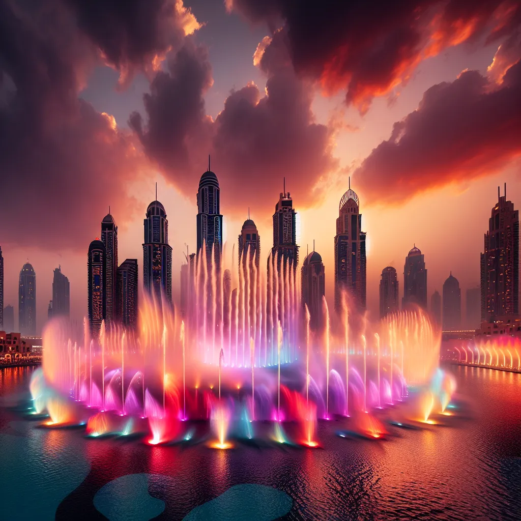 Discover Dubai’s Enchanting Fountain Show Timings