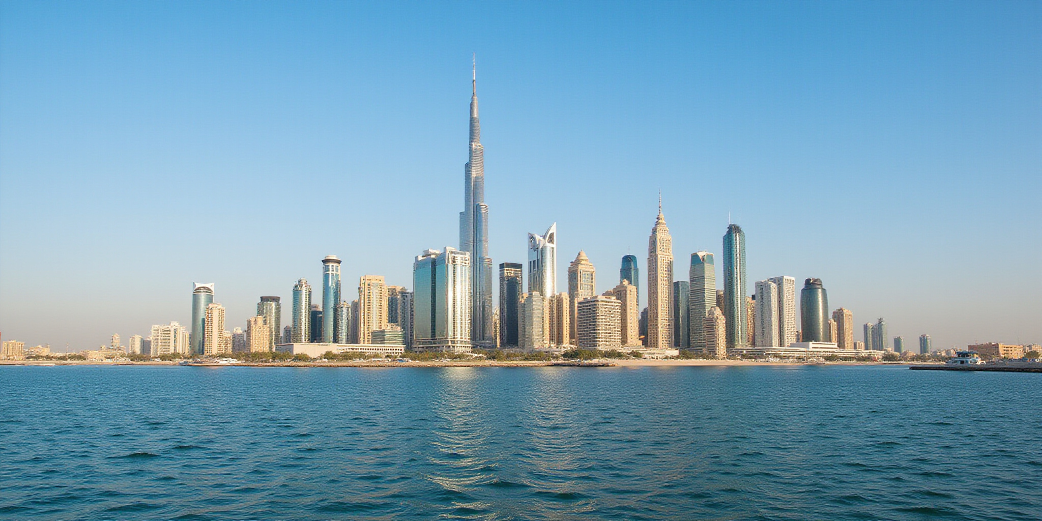 Abu Dhabi Skyline: Crystal Tower Khalidiya