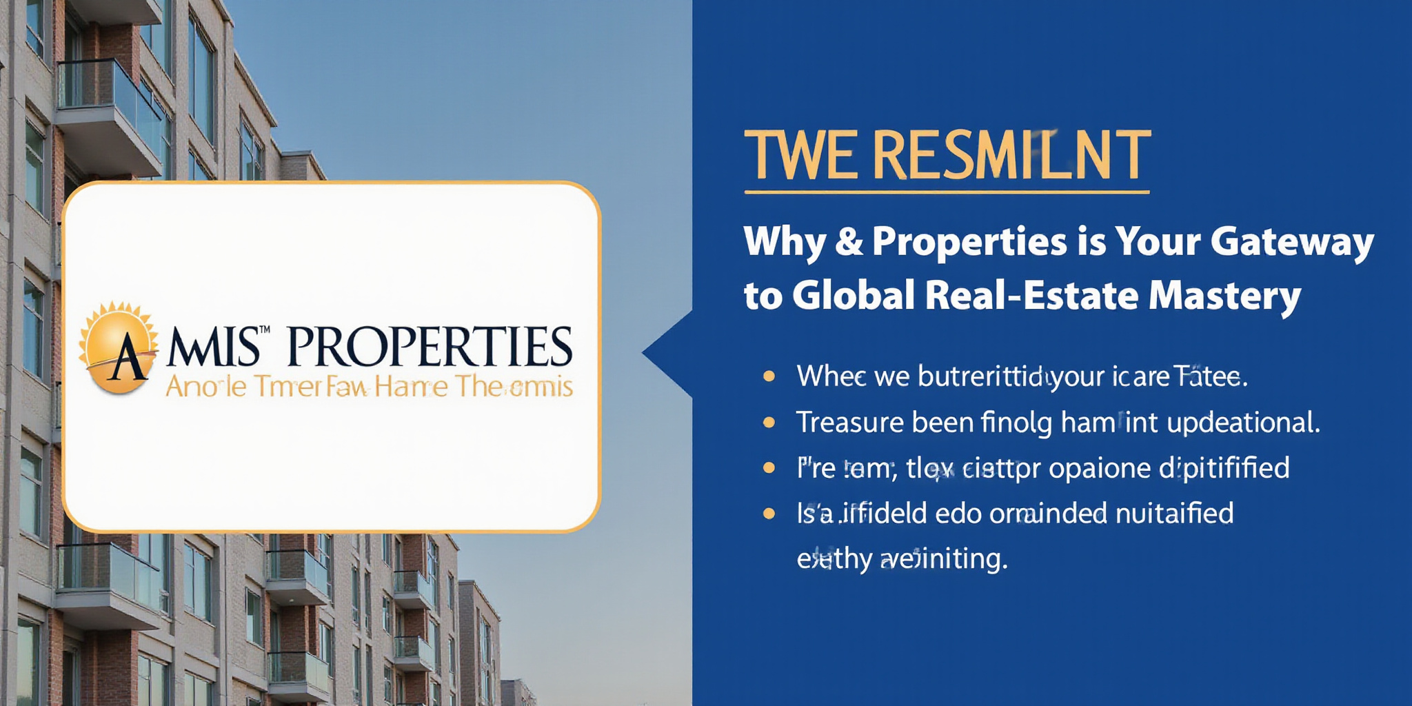 Amis Properties: Your Global Real Estate Mastery Hub