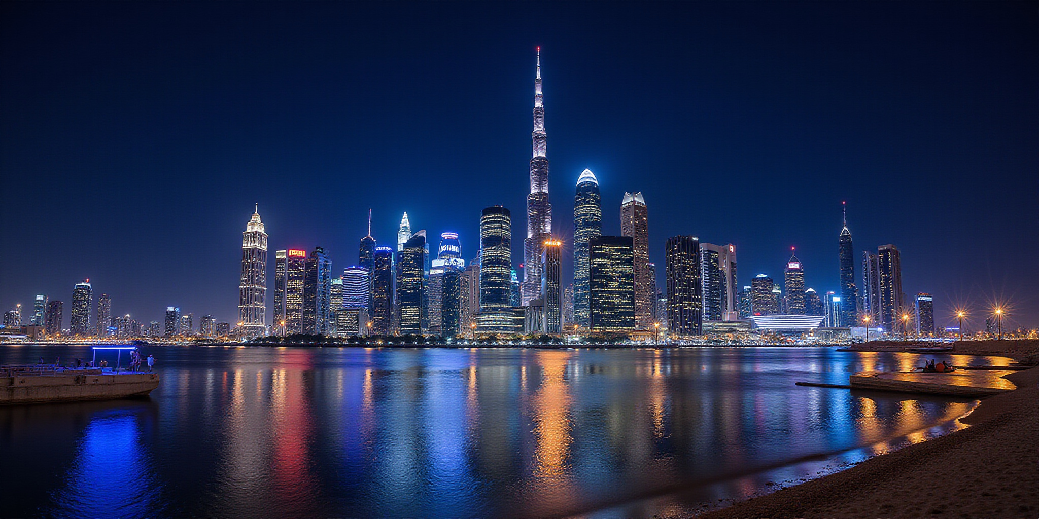 Dubai Skyline Points: Celestia, Forte, Keyview, Q Point