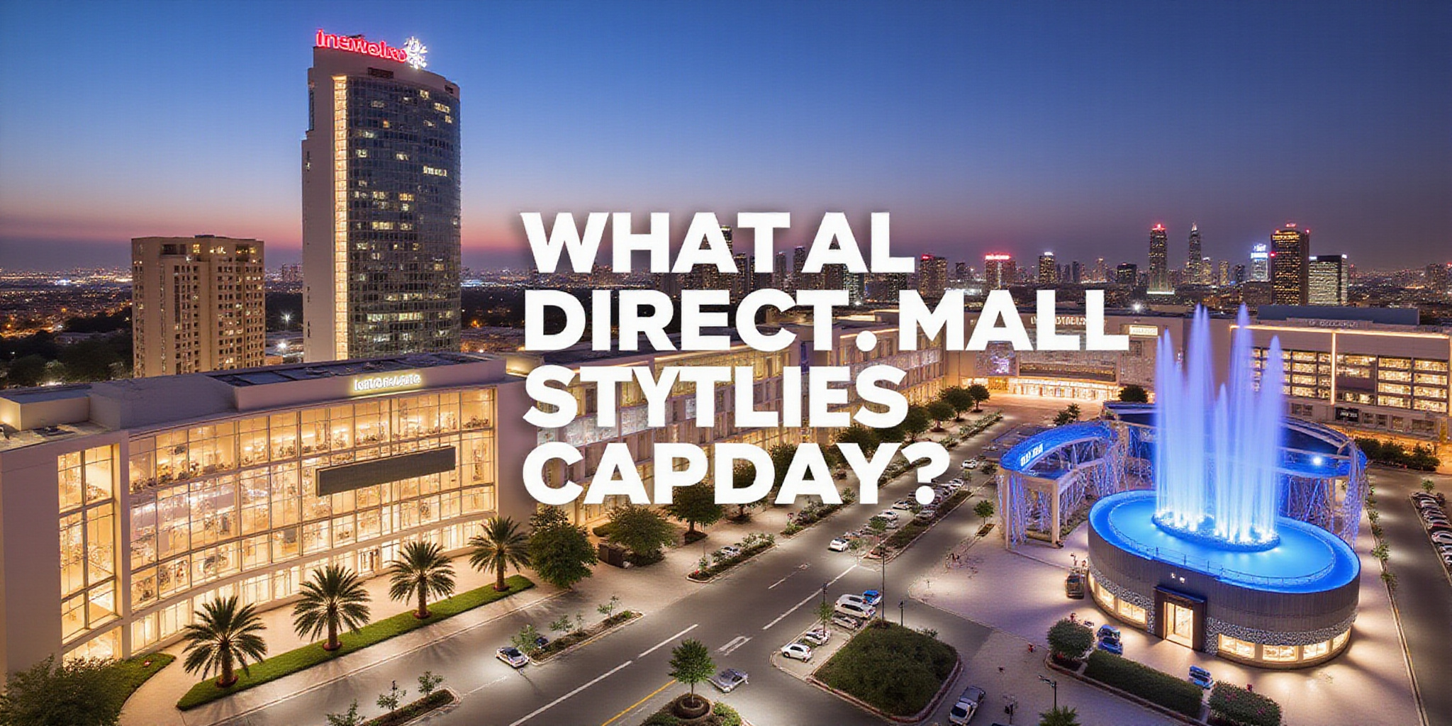 UAE Mall Map: Find Every Shopping Center & Deals