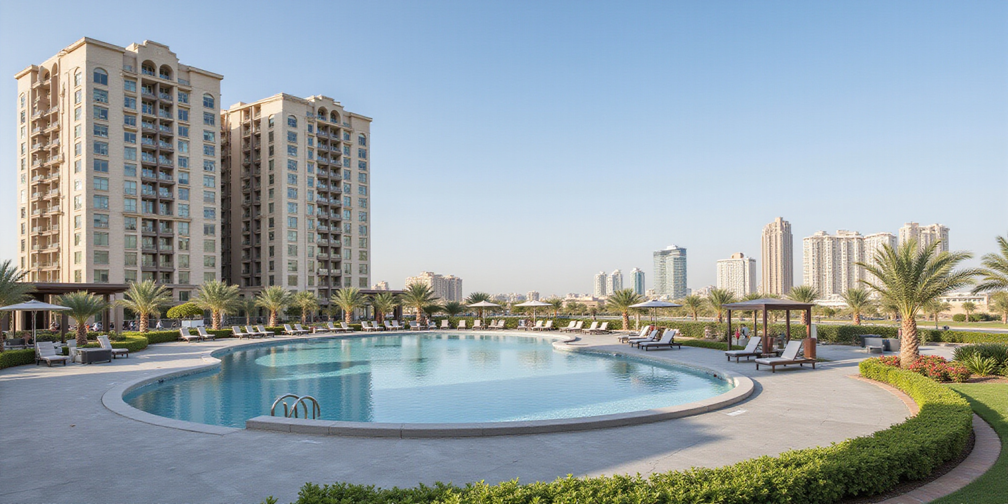 Dubai Al Khail Gate 2-Bedroom Apartments for Rent